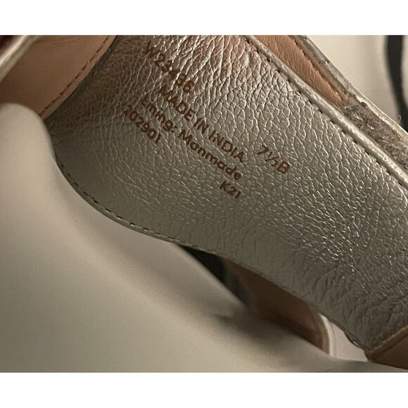 Cole Haan Women's 7.5 Cloudfeel Hook & Loop Comfort Wedge Slide Sandal Leather - Picture 9 of 9